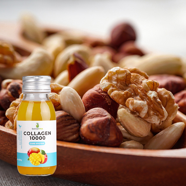 Z czym łączyć Kolagen: orzechy